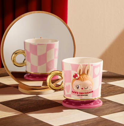 Labubu Checkmate Ceramic Mug – The Monsters Edition