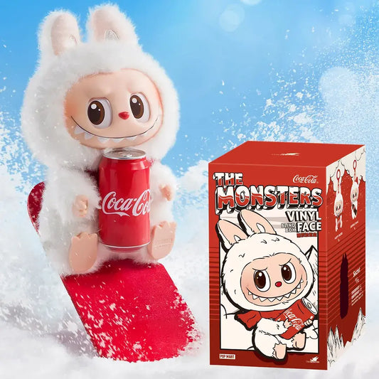 Caja sorpresa con cara de vinilo de la serie Coca-Cola de Labubu
